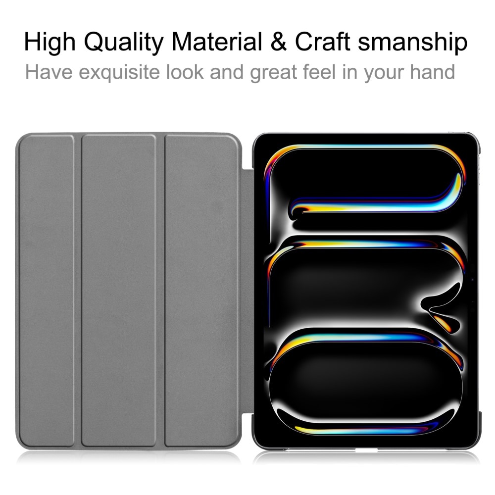 Étui Tri-Fold Apple iPad Pro 13 7th Gen (2024), Noir