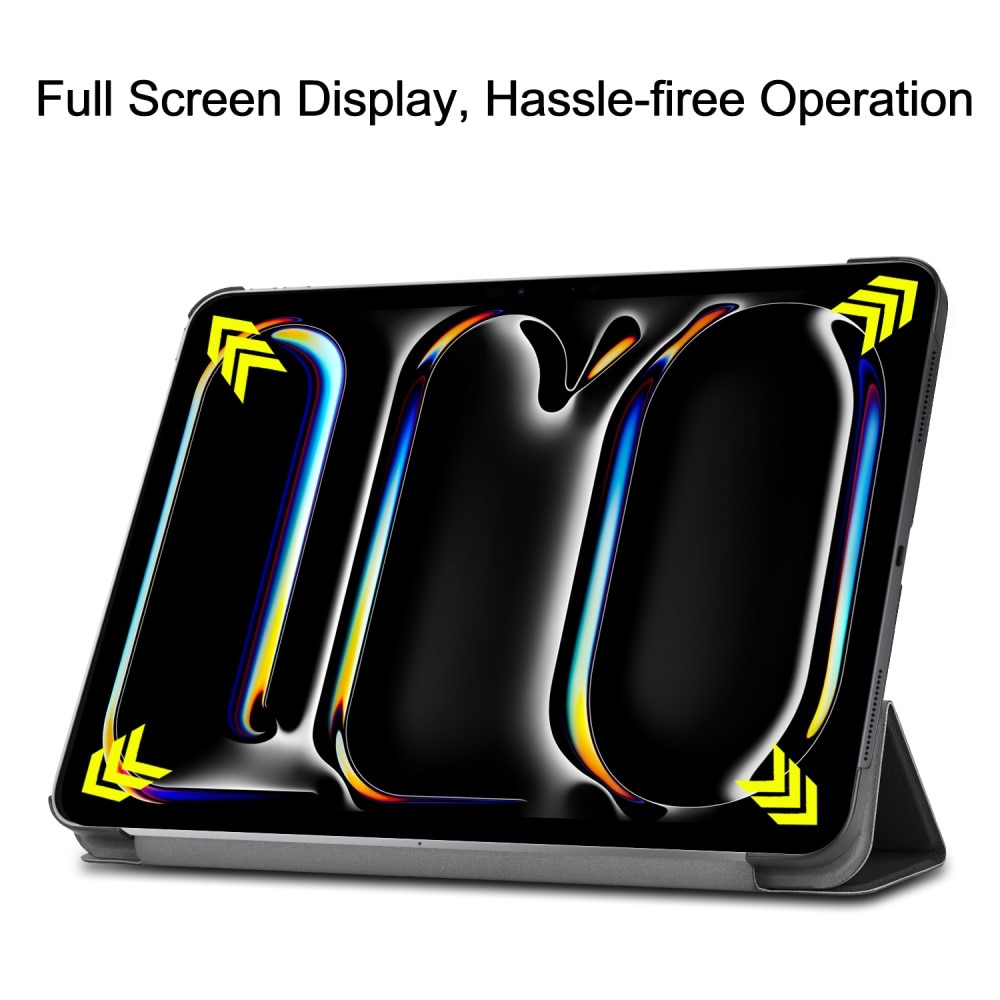 Étui Tri-Fold Apple iPad Pro 13 7th Gen (2024), Noir