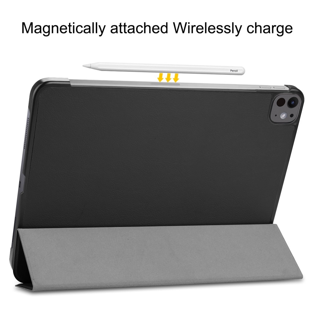 Étui Tri-Fold Apple iPad Pro 13 7th Gen (2024), Noir