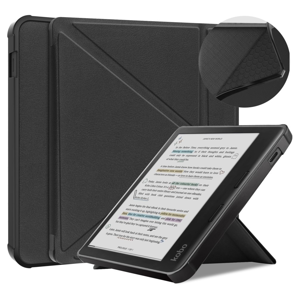 Étui Origami Kobo Libra Colour, noir