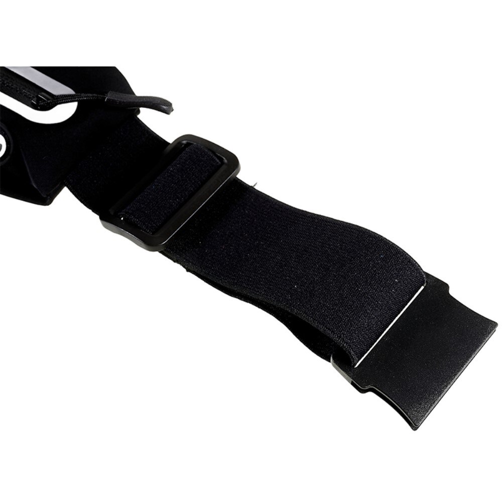 Ceinture de sport avec deux poches, noir