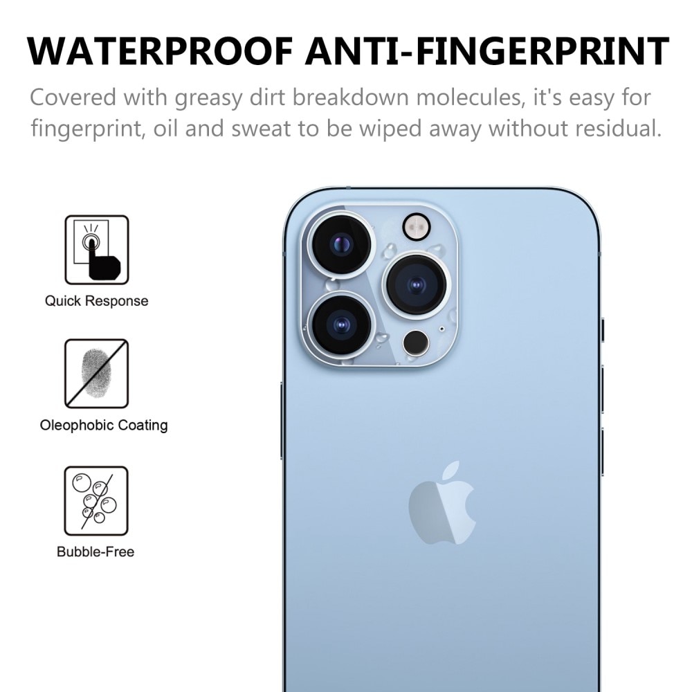 Protecteur d'objectif verre trempé iPhone 14 Pro Transparent