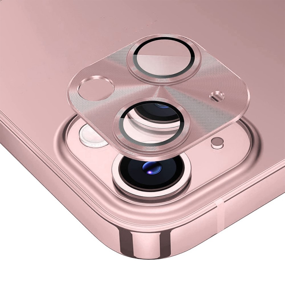 Caméra Protecteur Verre trempé Aluminium iPhone 14/14 Plus Rose