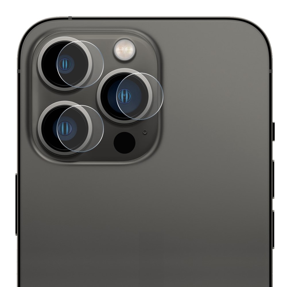 Protecteur de lentille en verre trempé 0,2 mm iPhone 14 Pro/14 Pro Max Transparent