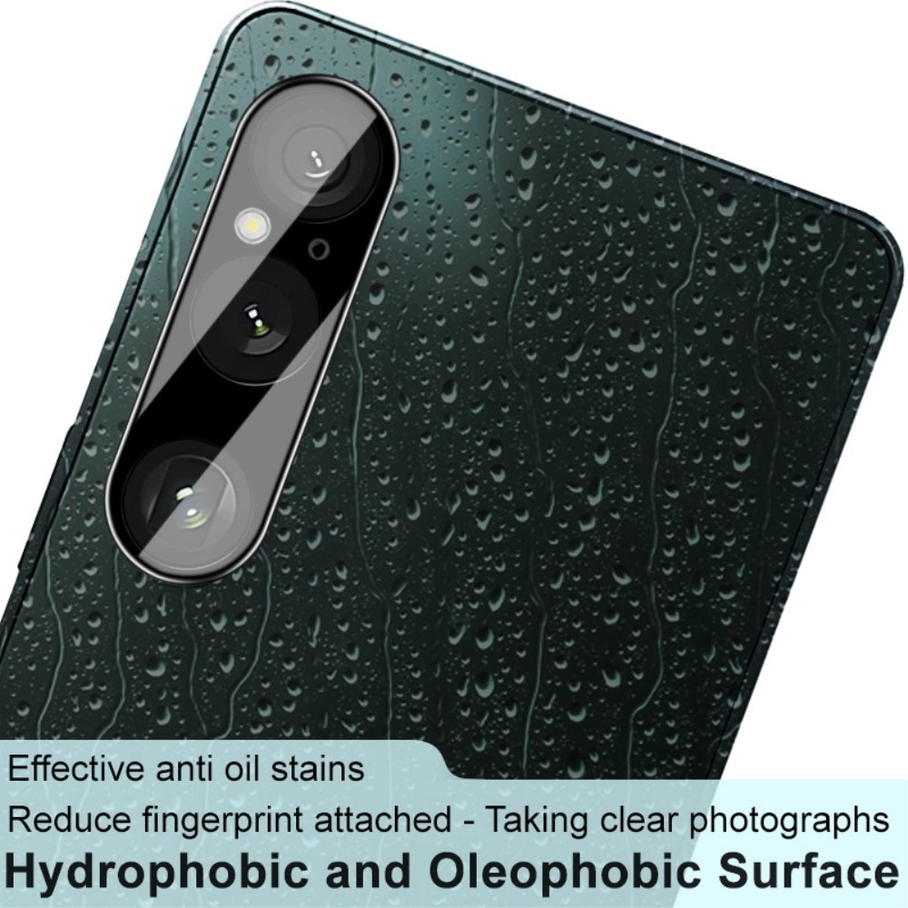 Protecteur de lentille en verre trempé 0,2 mm Sony Xperia 1 VI, Noir