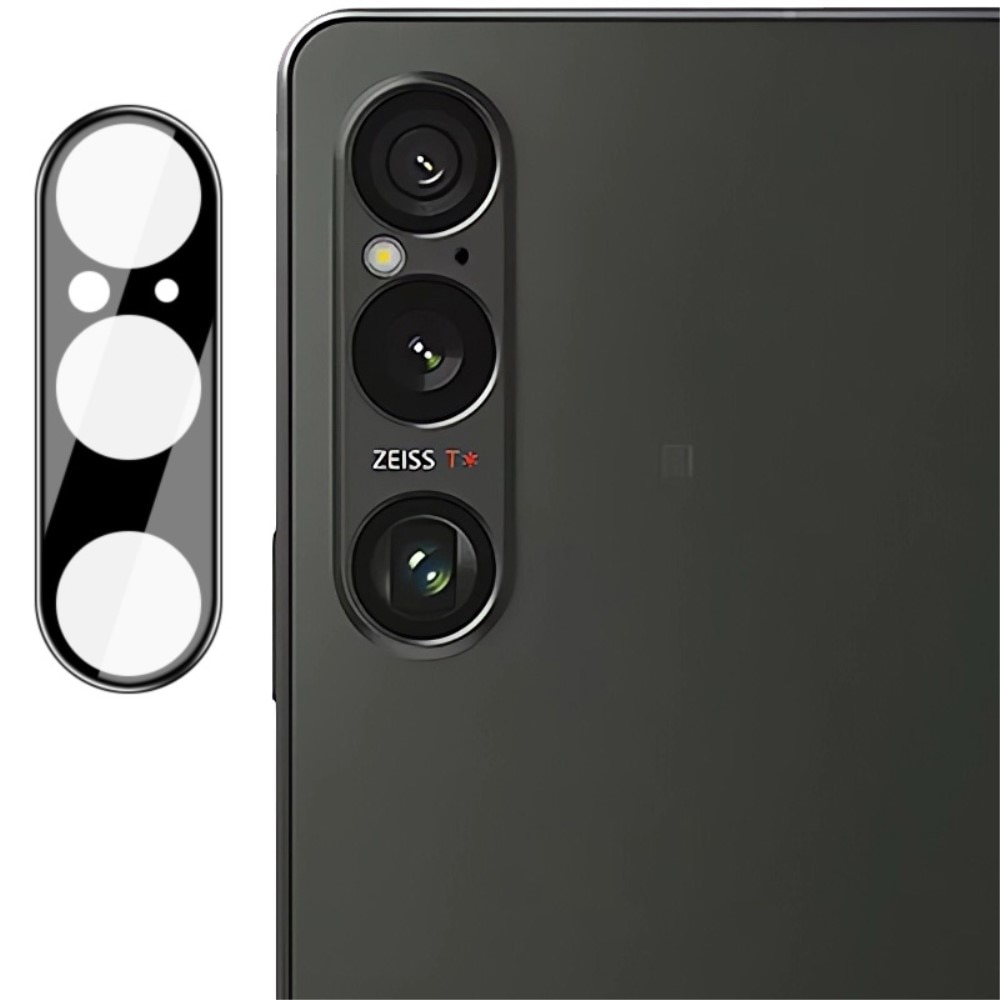 Protecteur de lentille en verre trempé 0,2 mm Sony Xperia 1 VI, Noir