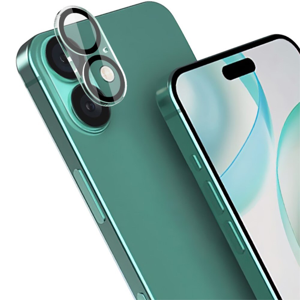 Protecteur de lentille en verre trempé 0,2 mm iPhone 16, Transparent