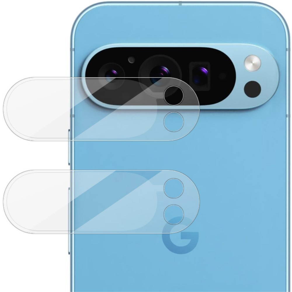 Caméra Protecteur en verre trempé 0,2 mm (2 pièces) Google Pixel 9 Pro, transparent