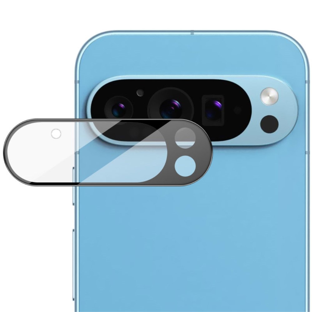 Protecteur de lentille en verre trempé 0,2 mm Google Pixel 9 Pro XL, Noir