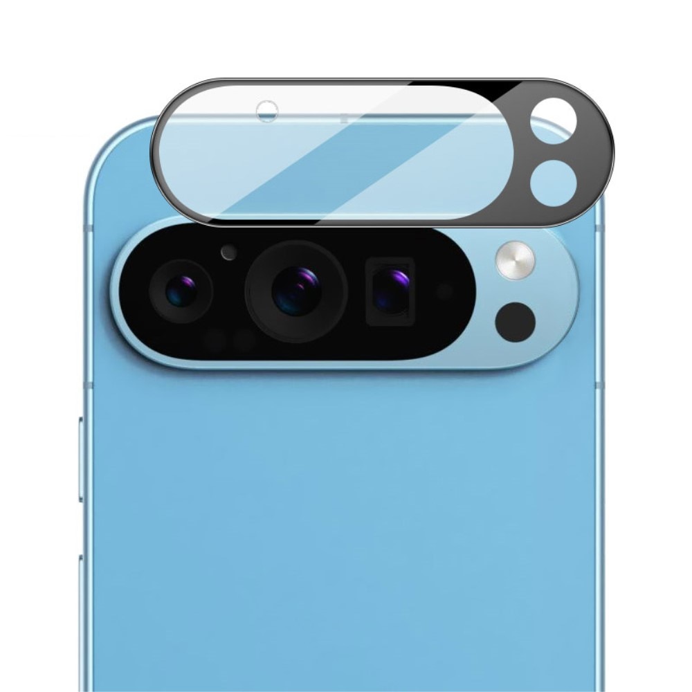 Protecteur de lentille en verre trempé 0,2 mm Google Pixel 9 Pro XL, Noir