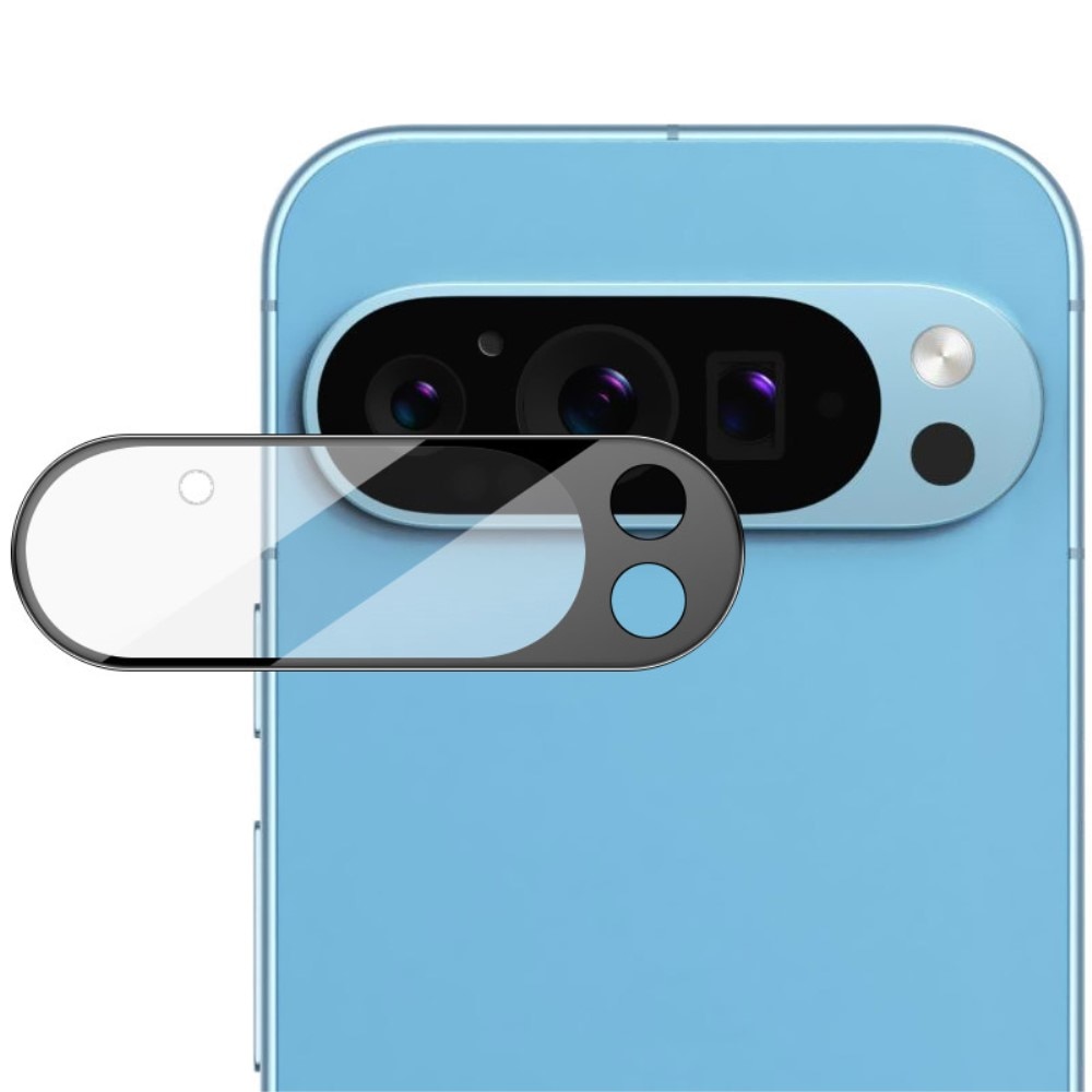 Protecteur de lentille en verre trempé 0,2 mm Google Pixel 9 Pro, Noir