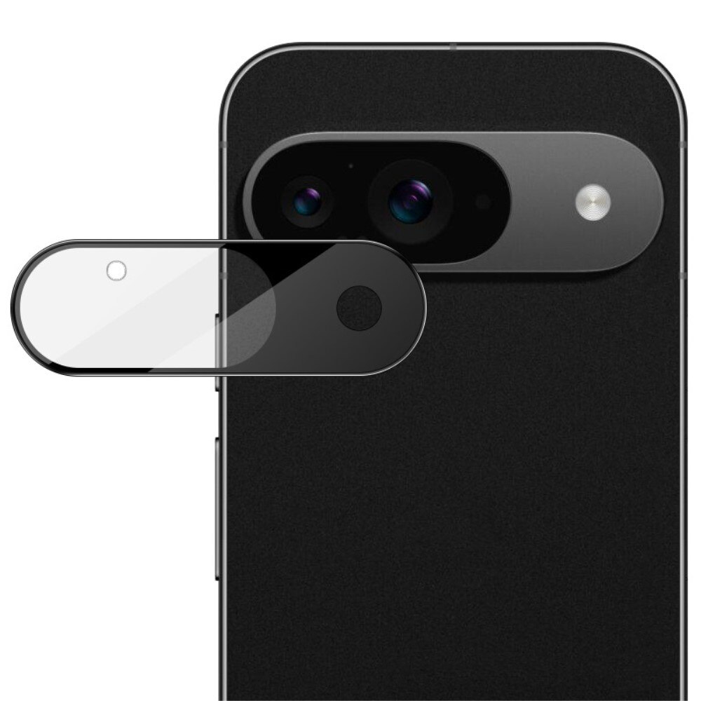Protecteur de lentille en verre trempé 0,2 mm Google Pixel 9, Noir