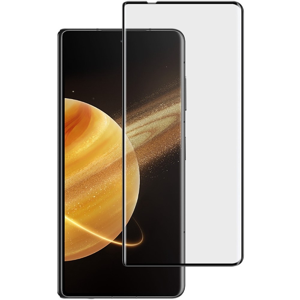 Protecteur d'écran complet verre trempé Honor Magic V3, noir