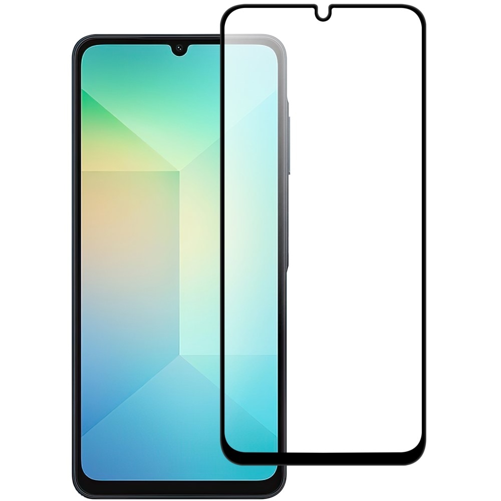 Protecteur d'écran complet verre trempé Samsung Galaxy A16, noir