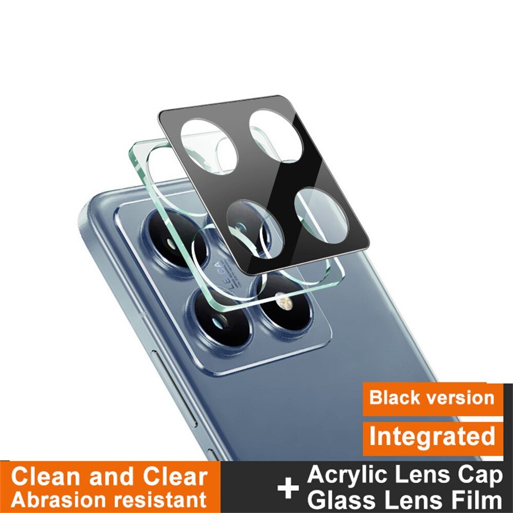 Protecteur de lentille en verre trempé 0,2 mm Xiaomi 14T, Noir