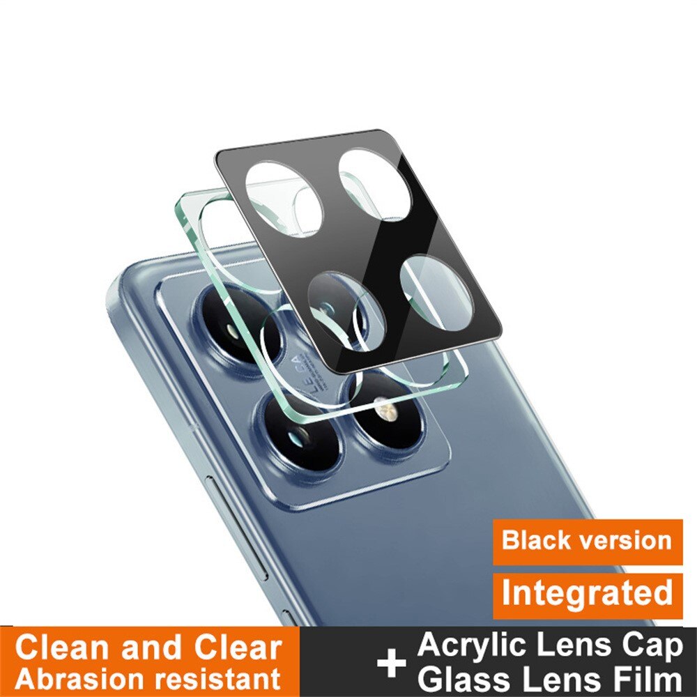 Protecteur de lentille en verre trempé 0,2 mm Xiaomi 14T Pro, Noir