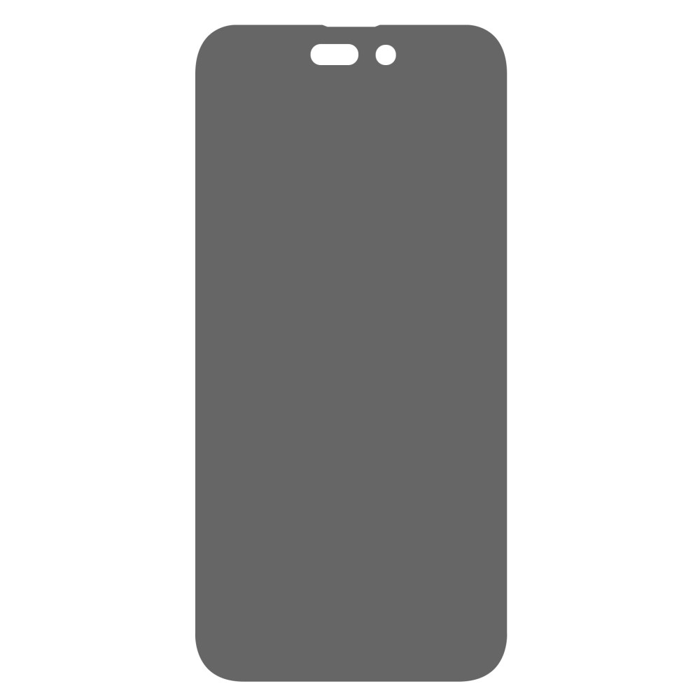 Protecteur d'écran de confidentialité en verre trempé iPhone 14 Pro Max Noir
