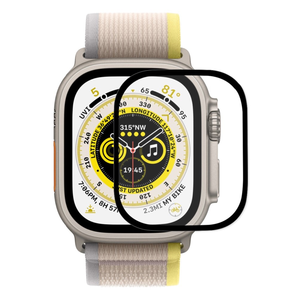 Protecteur d'écran complet verre trempé Apple Watch Ultra 49mm