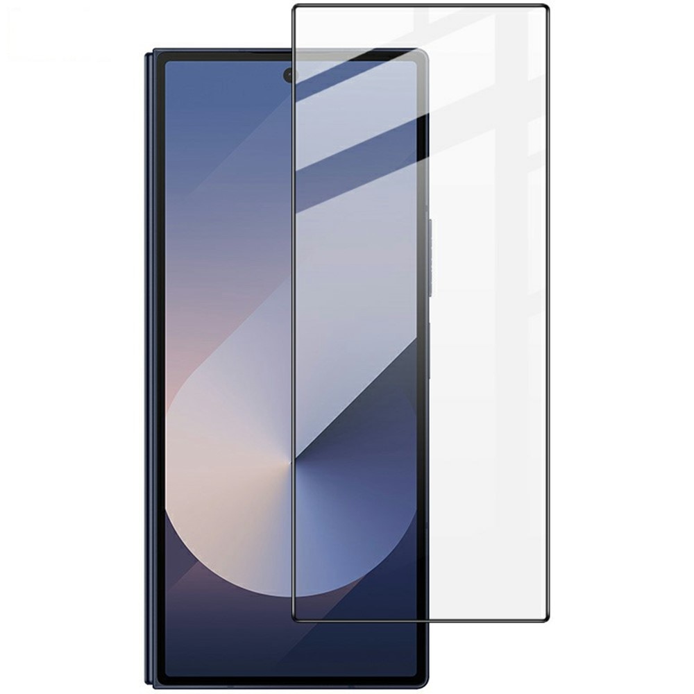 Protecteur d'écran complet verre trempé Samsung Galaxy Z Fold 7, noir