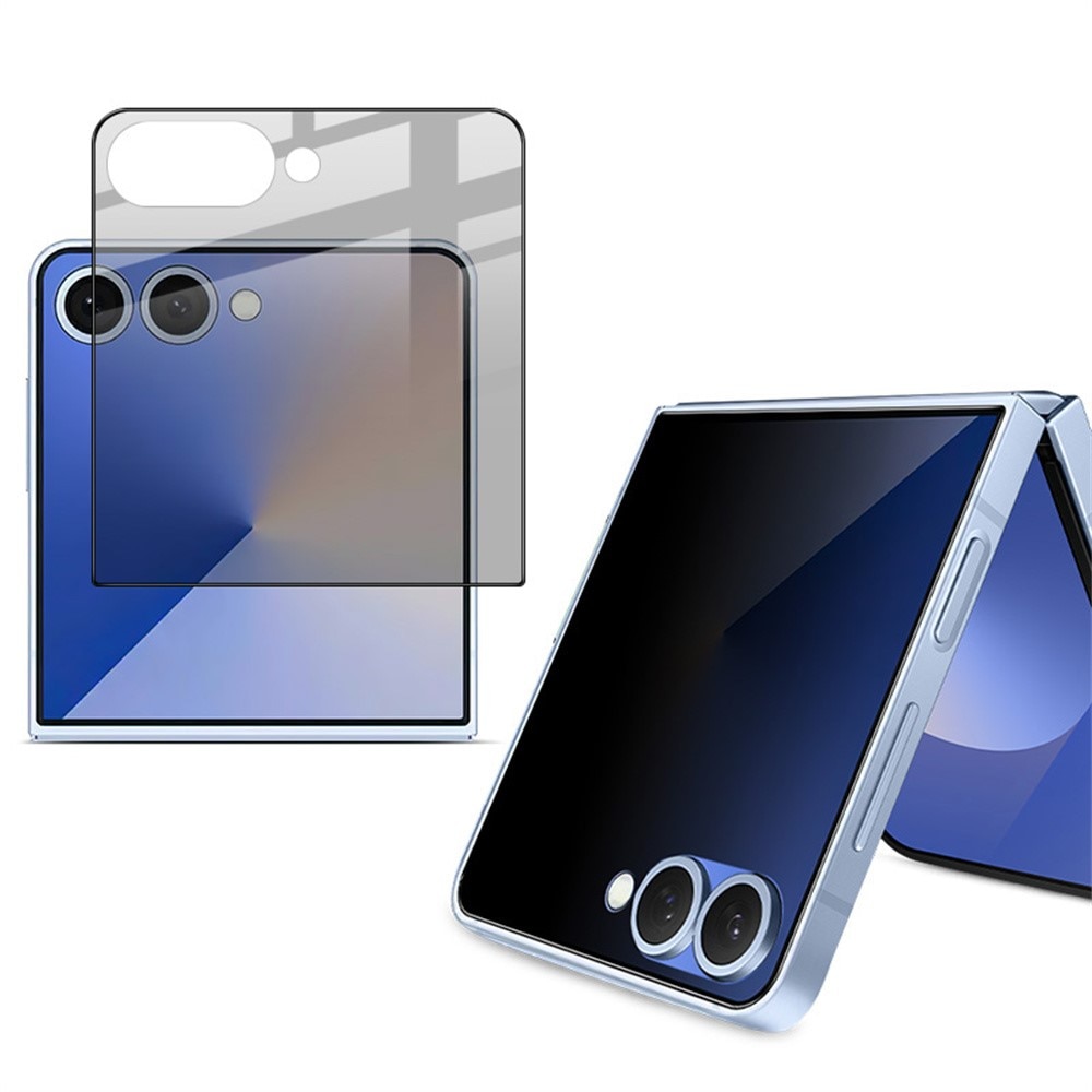 Protection d'écran arriere en verre trempé de confidentialité Samsung Galaxy Z Flip 7