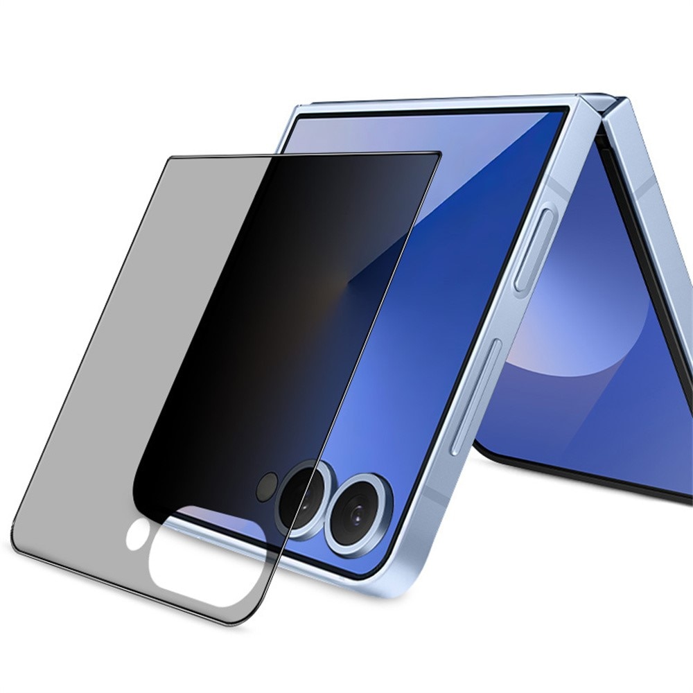 Protection d'écran arriere en verre trempé de confidentialité Samsung Galaxy Z Flip 7