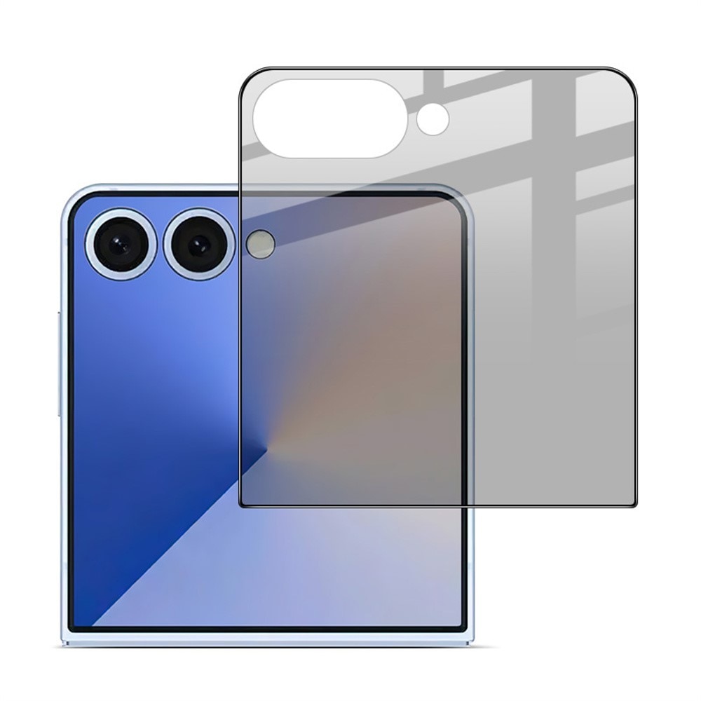 Protection d'écran arriere en verre trempé de confidentialité Samsung Galaxy Z Flip 7