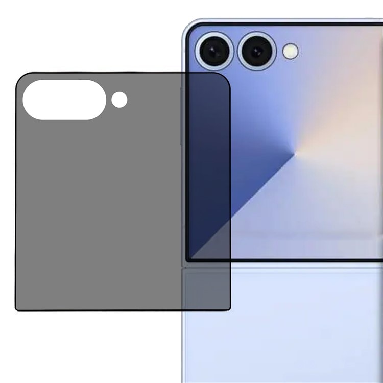Protection d'écran arriere en verre trempé de confidentialité Samsung Galaxy Z Flip 7