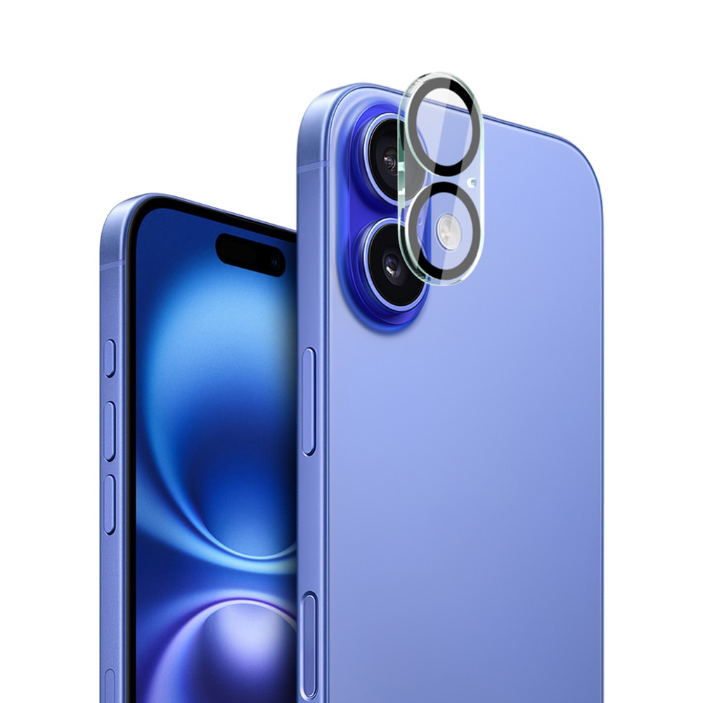 Protecteur de lentille en verre trempé 0,2 mm iPhone 17, Transparent