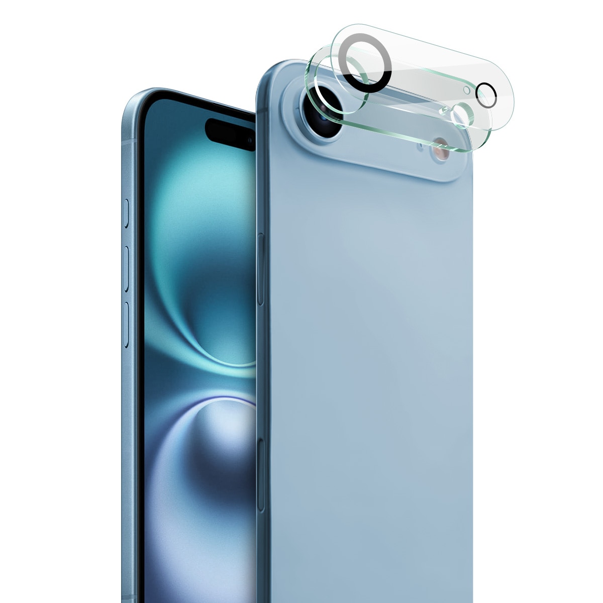 Protecteur de lentille en verre trempé 0,2 mm iPhone 17 Air, Transparent
