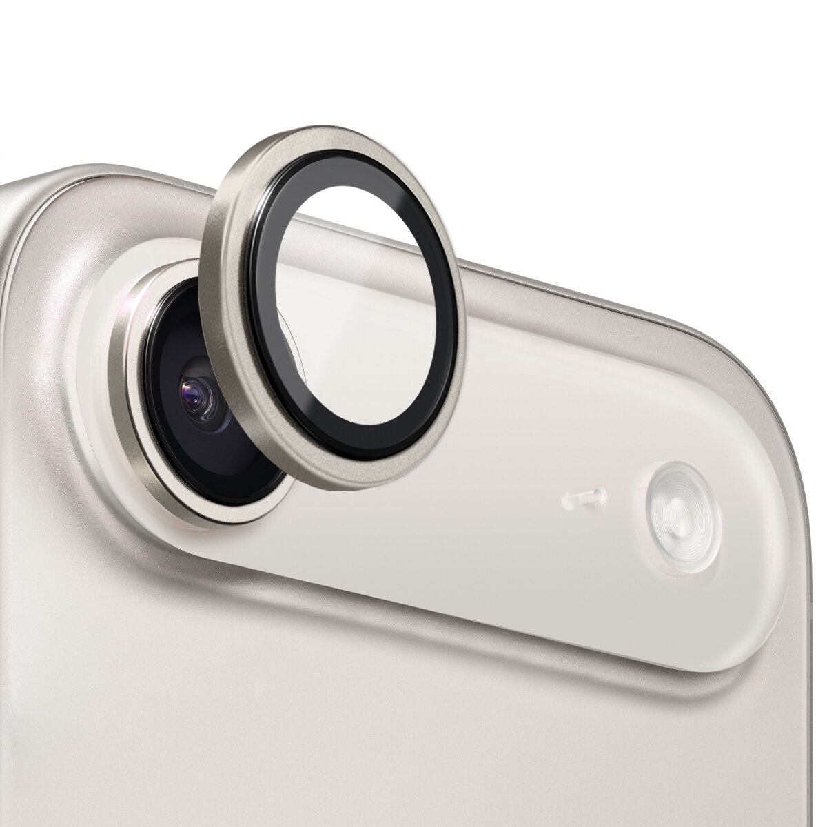 Protecteur d'objectif aluminium verre trempé iPhone 17 Air Gris