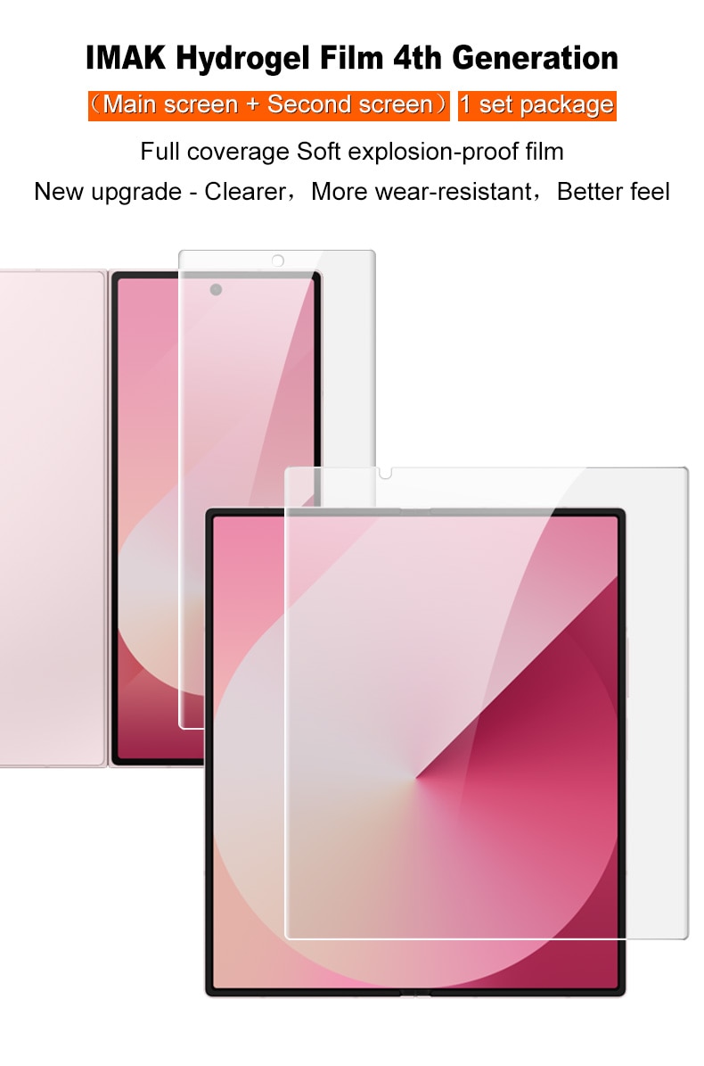Protecteur d'écran complet hydrogel Samsung Galaxy Z Fold 7