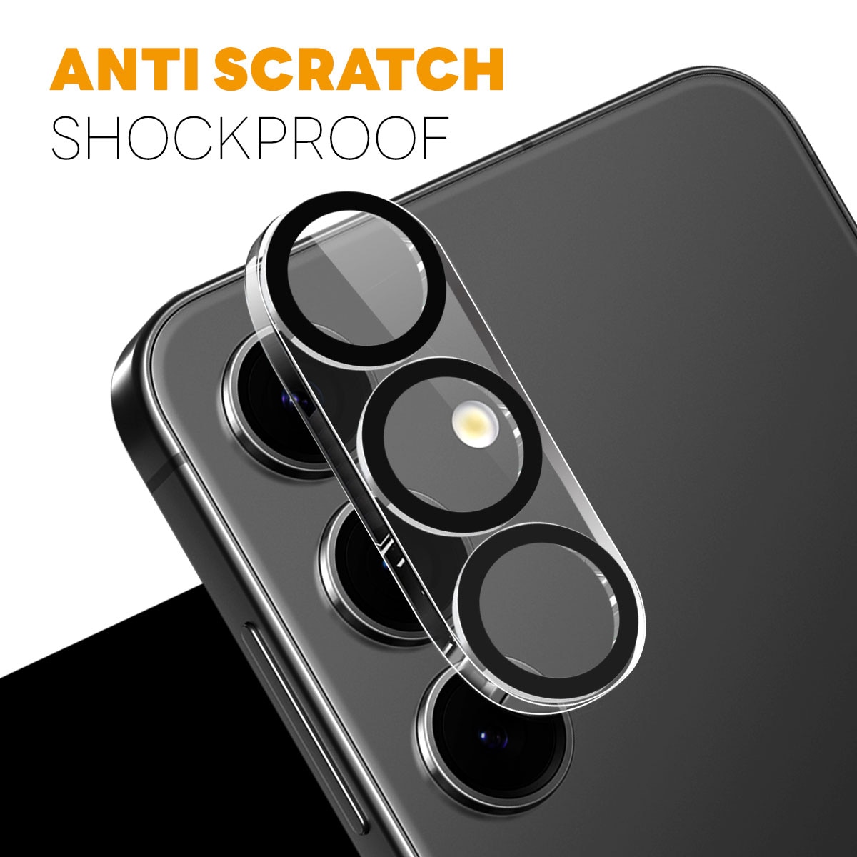 Protecteur d'objectif verre trempé Samsung Galaxy S25 FE (2 pièces)