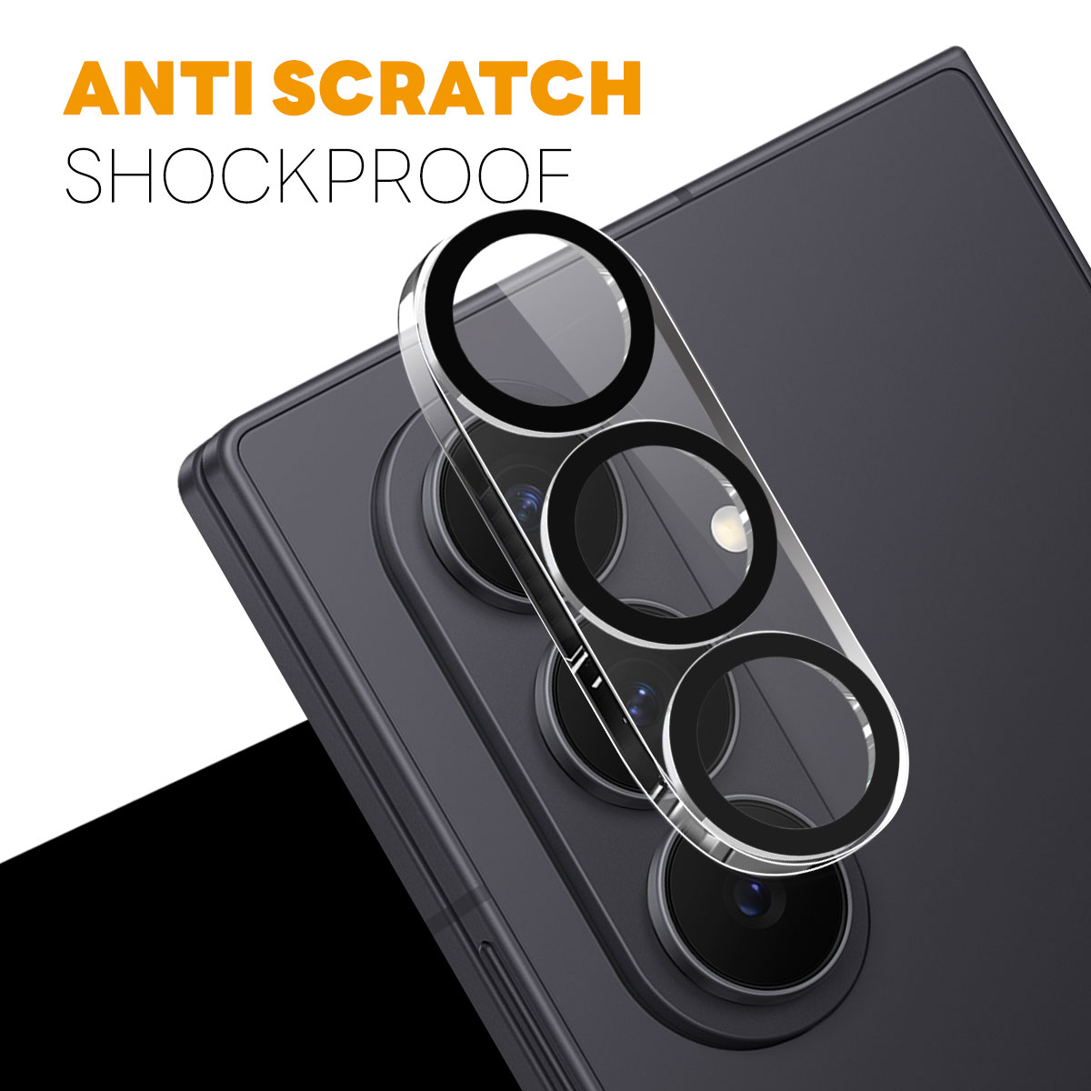 Protecteur d'objectif verre trempé Samsung Galaxy Z Fold 7 (2 pièces)