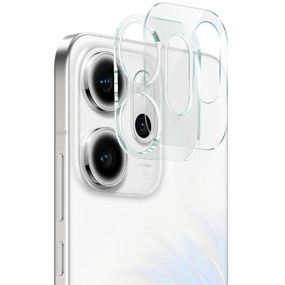Protecteur de lentille en verre trempé 0,2 mm Oppo Reno 14 F, Transparent