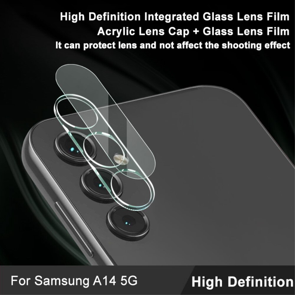 Protecteur de lentille en verre trempé 0,2 mm Samsung Galaxy A14, Transparent