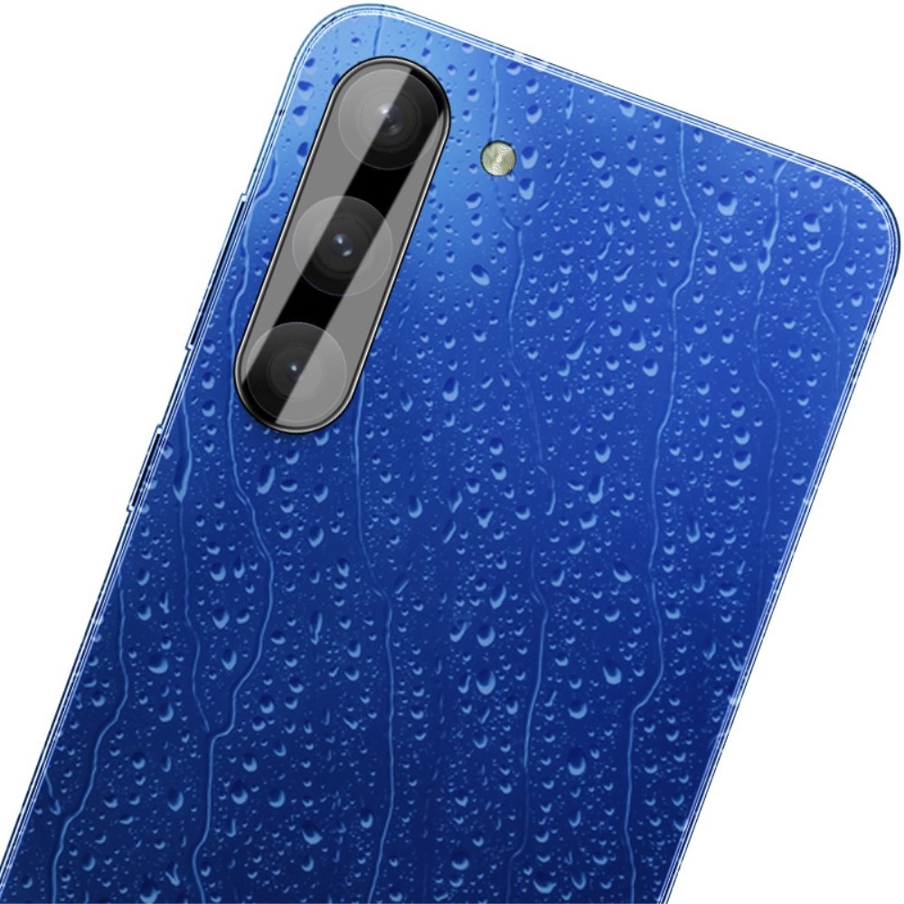 Protecteur de lentille en verre trempé 0,2 mm Samsung Galaxy S23/Galaxy S23 Plus, Noir