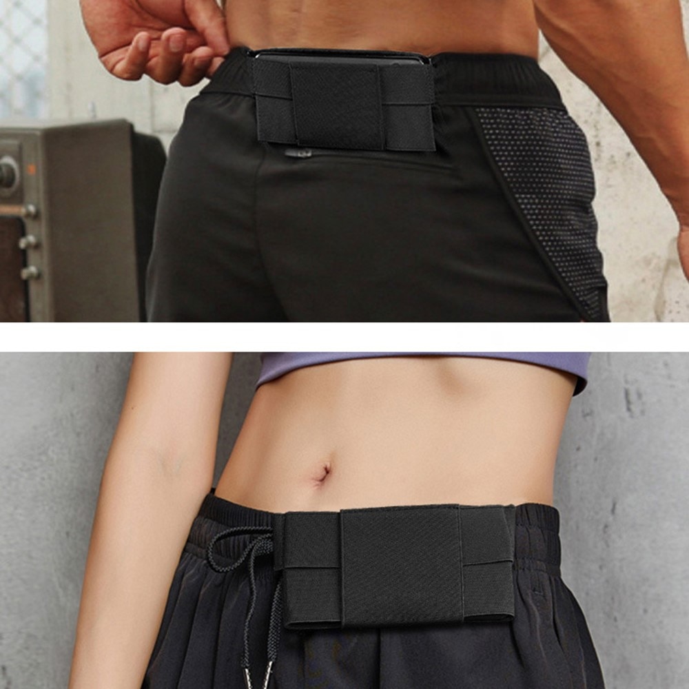 Étui de ceinture mince pour le sport, 7.5" noir