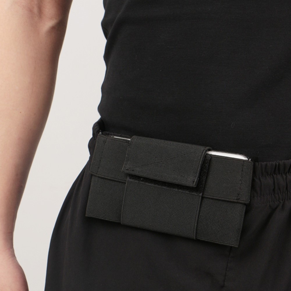 Étui de ceinture mince pour le sport, 7.5" noir