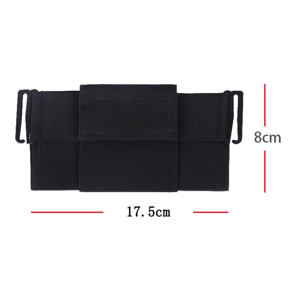 Étui de ceinture mince pour le sport, 7.5" noir