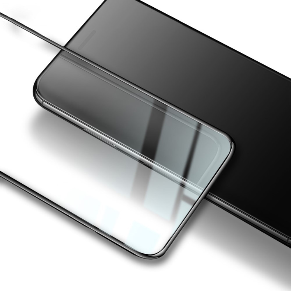 Protecteur d'écran complet verre trempé Samsung Galaxy A54, noir