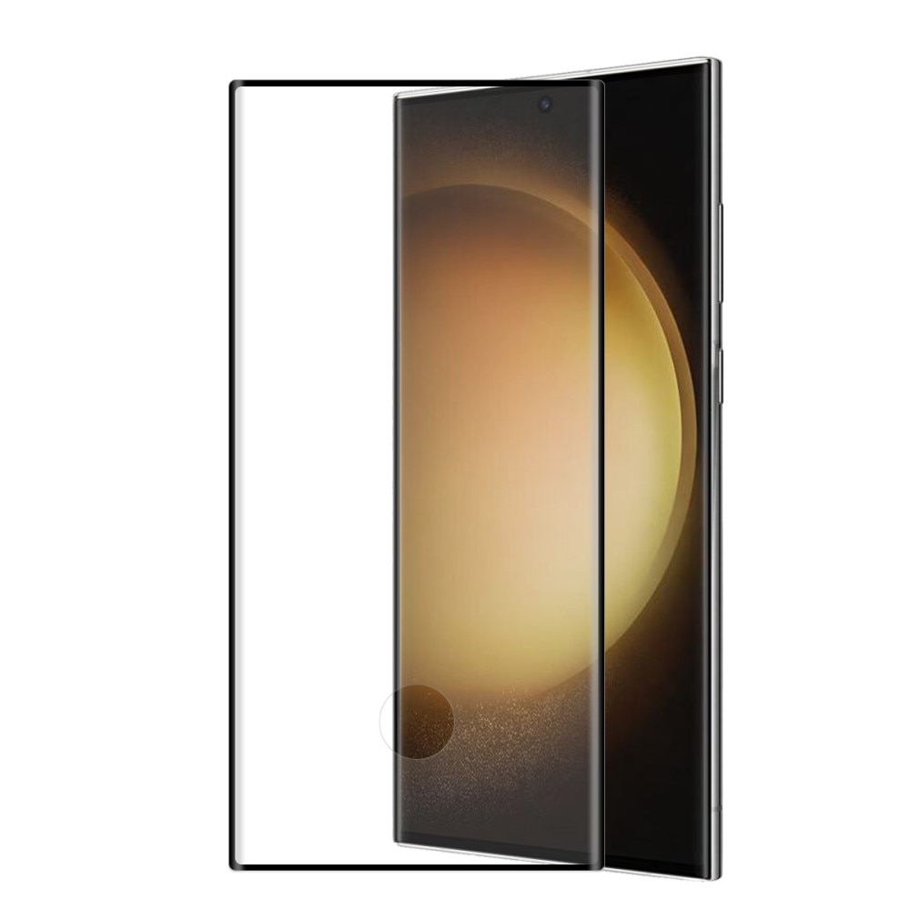 Full Glue Tempered Glass Samsung Galaxy S23 Ultra, Black