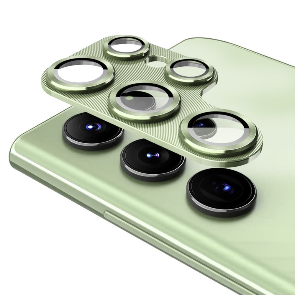 Caméra Protecteur Verre trempé Aluminium Samsung Galaxy S23 Ultra, vert