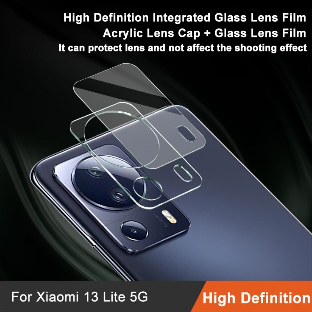 Protecteur de lentille en verre trempé 0,2 mm Xiaomi 13 Lite, Transparent