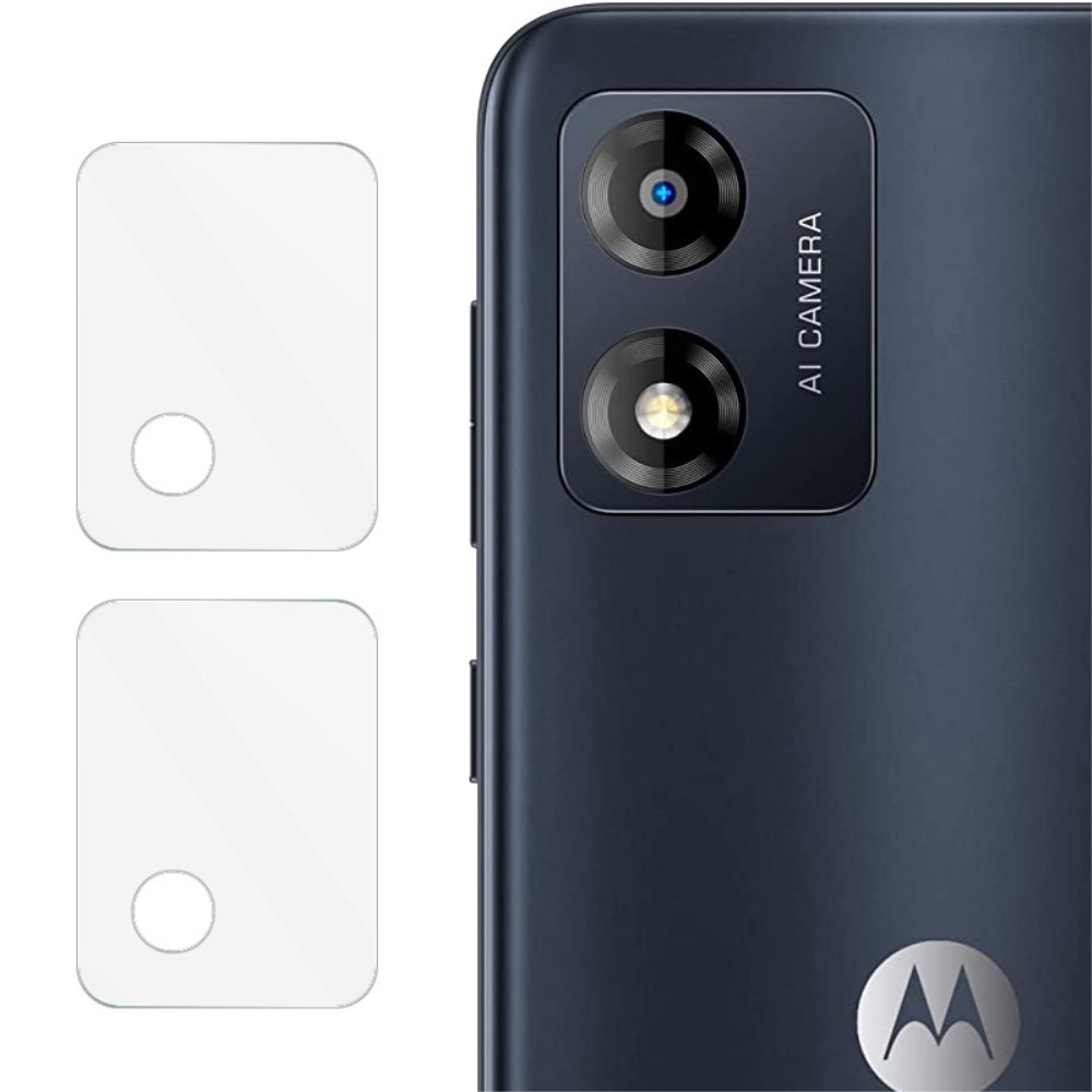 Protecteur de lentille en verre trempé 0,2 mm (2 pièces) Motorola Moto E13, transparent