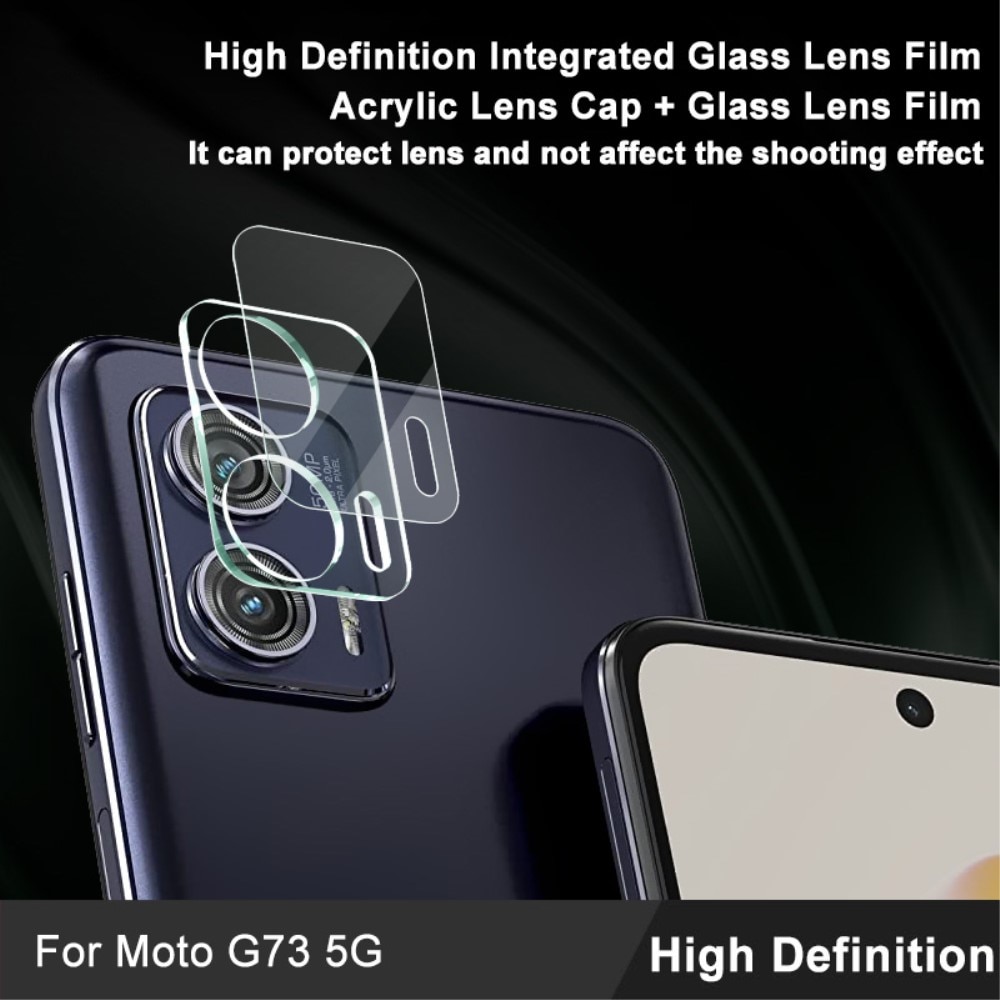 Protecteur de lentille en verre trempé 0,2 mm Motorola Moto G73, transparent