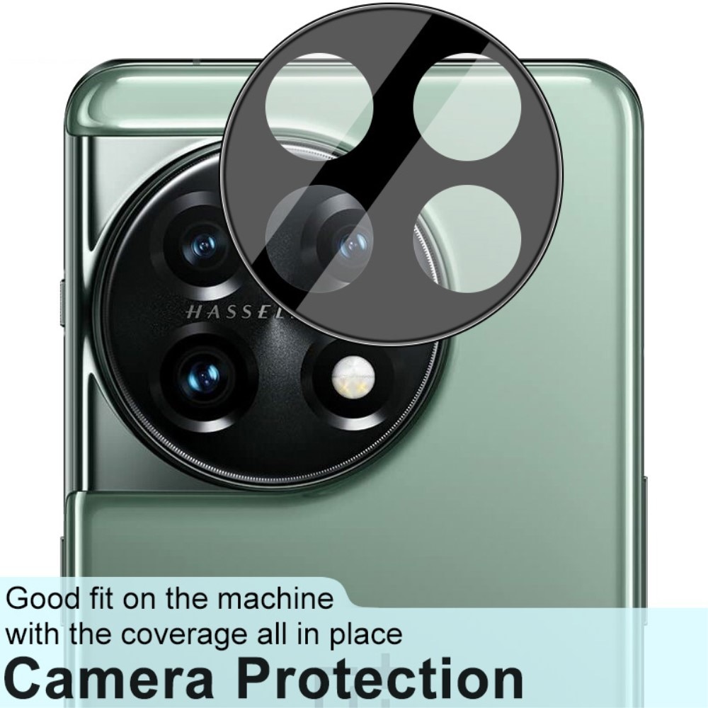 Protecteur de lentille en verre trempé 0,2 mm OnePlus 11, noir