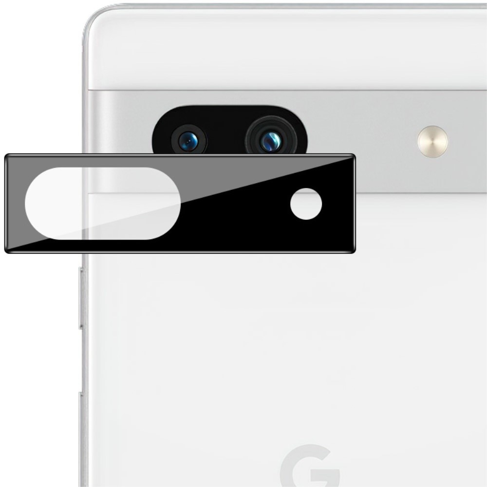 Protecteur de lentille en verre trempé 0,2 mm Google Pixel 7a, Noir