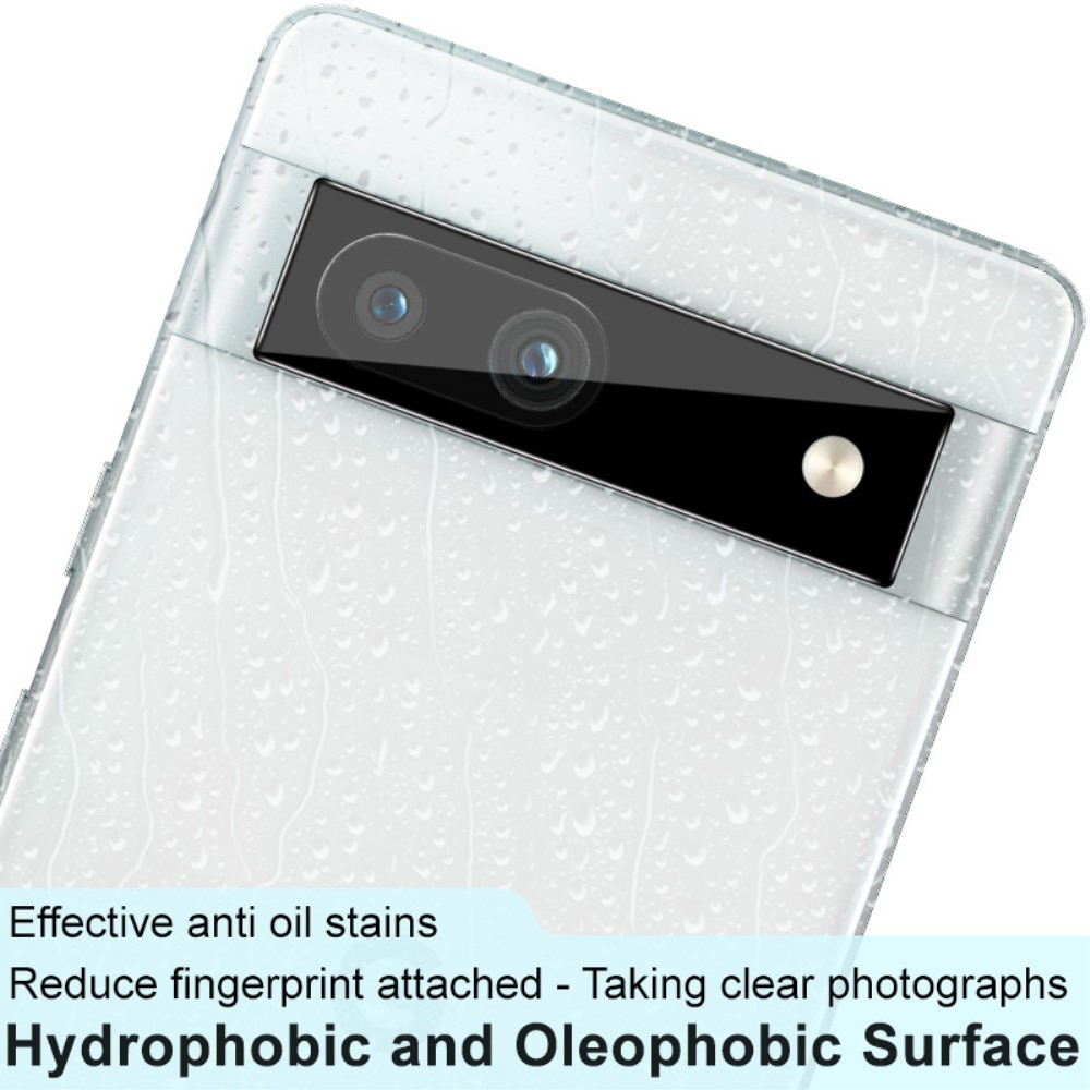 Protecteur de lentille en verre trempé 0,2 mm Google Pixel 7a, Noir
