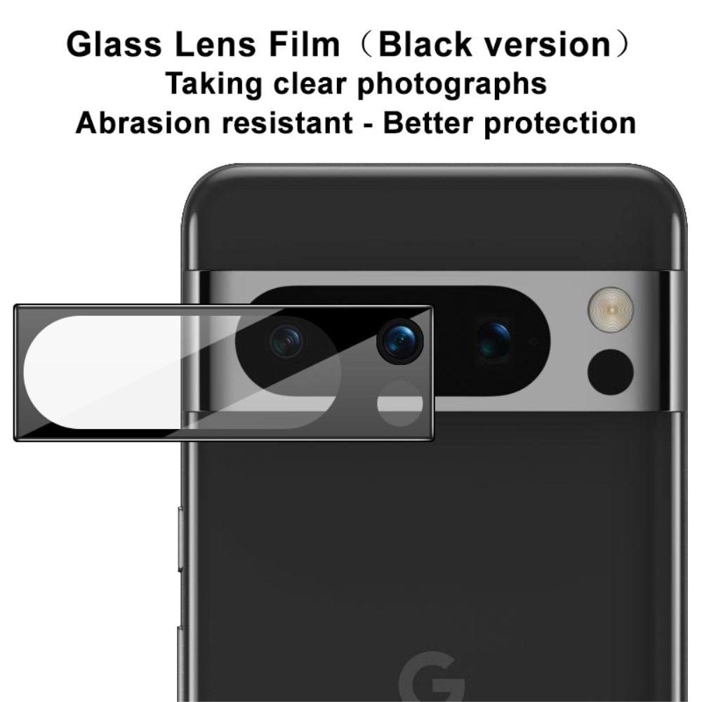 Protecteur de lentille en verre trempé 0,2 mm Google Pixel 8 Pro, Noir