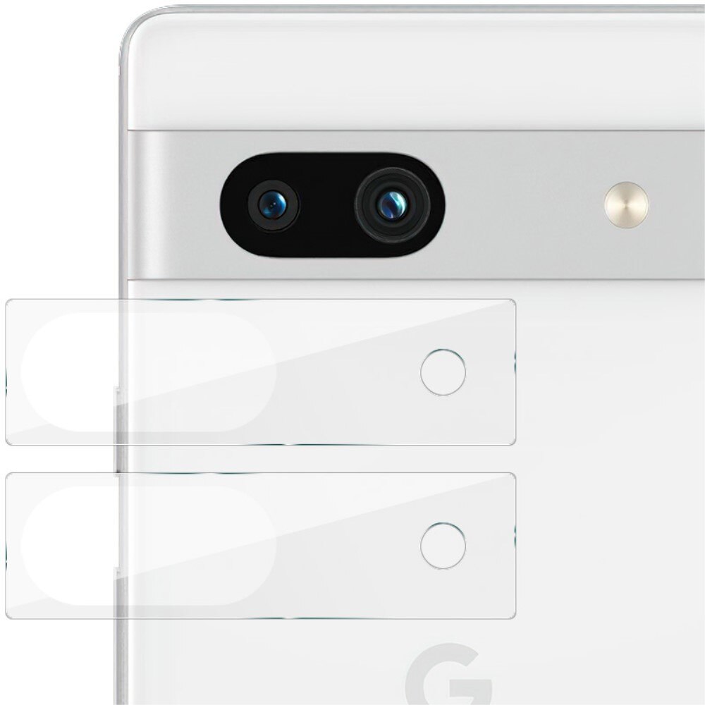 Kit pour Google Pixel 7a : Coque portefeuille, protecteur d’écran et caméra protecteur